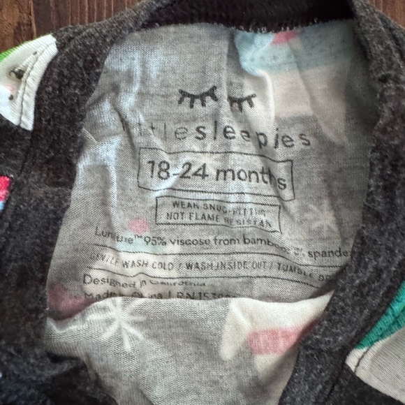 Little Sleepies Festive Polar Bear Pajama Set - Picture 3 of 3